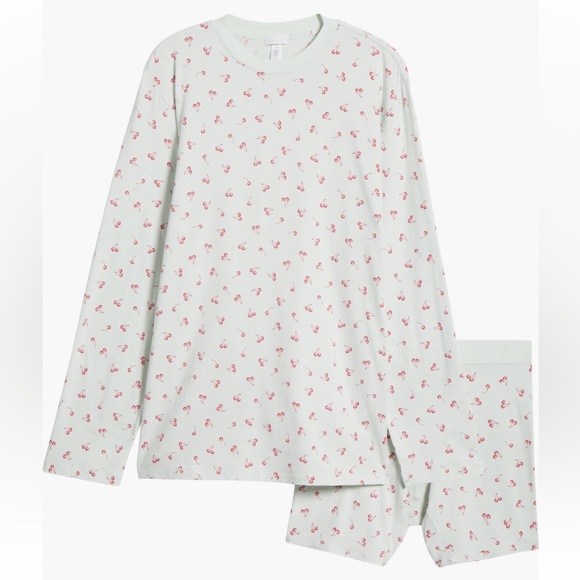 🛍FINAL SALE! SKIMS Long Sleeve T-Shirt & Boxer Pajama Set - Picture 4 of 4